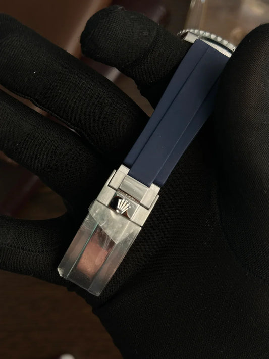RLX - Submariner Rubber - Silver Blue - AAA Quality